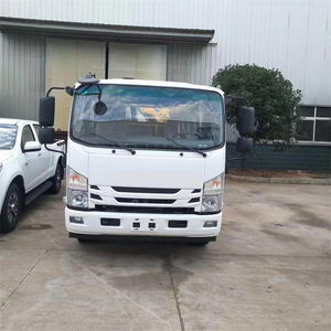 Grúa Montada en Camión de 2 Toneladas de <span class=keywords><strong>Segunda</strong></span> <span class=keywords><strong>Mano</strong></span>, Nueva, en Venta, con Caja de Carga, Brazo Articulado, Grúa Hidráulica Plegable Pequeña - Product Image 2