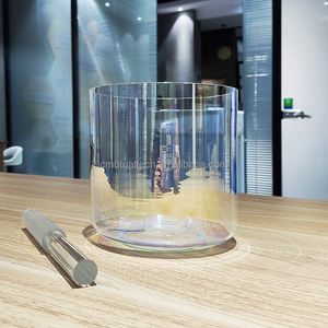 Cuenco de Cristal de Cuarzo Cósmico Q're para Meditación y Sanación, Degradado de Color, 432Hz/440Hz - Product Image 2