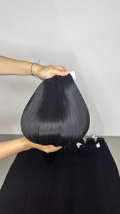 Extensiones de Cabello Humano Virgen Super Double Drawn con Cutícula Alineada, Venta al por Mayor, Grado 15A, Cabello Humano Brasileño Liso Natural - Product Image 6