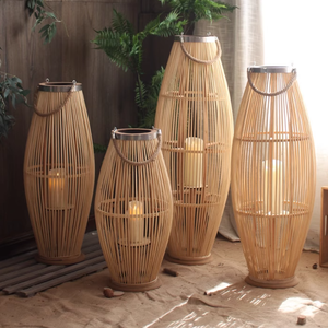 New Top selling NATURAL HANDMADE BAMBOO <b>LANTERN</b>/ BAMBOO <b>LAMP</b> WITH HANDLES at FACTORY PRICE Decorative <b>Lantern</b>, <b>Lamp</b> - Product Image 6