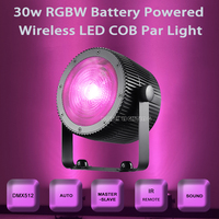 Projecteur LED sans fil rechargeable Bothlighting 30W à batterie pour soirées disco et éclairage de scène