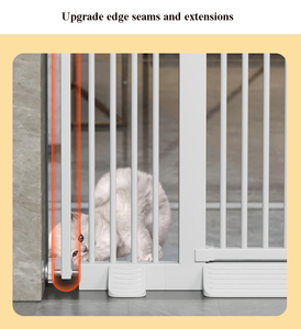 Pressure Mounted Baby <strong>Gates</strong> with Door for <strong>Stairs</strong> Dog Safety <strong>Gate</strong> for the House Wide Long Large Toddler <strong>Puppy</strong> 110-129cm Width - Product Image 3