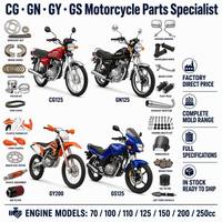 Rakitan Mesin Lengkap Zongshen CB250 250cc 4 Tak Berpendingin Udara untuk Sepeda Motor Trail Pengganti Suku Cadang