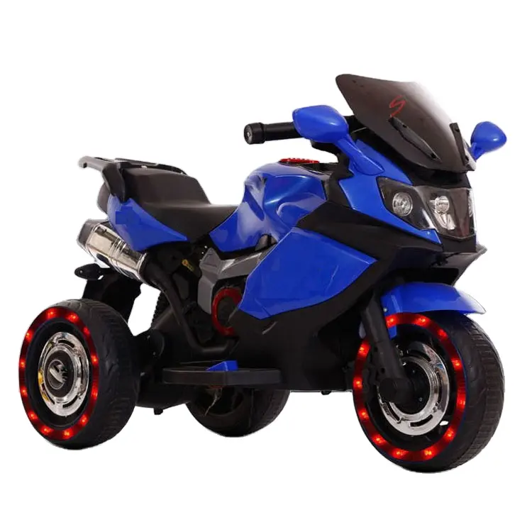 Atacado Kid Electric Motorcycle Toy China Car, crianças Bike Ride on Motorbike, Kids Bateria Motocicleta Plástico ABS Piscando