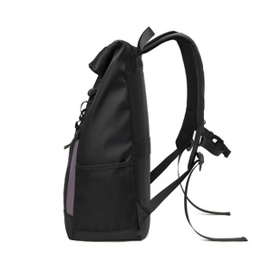 Cross-border Custom new reflective hiking <b>backpack</b>, Hong Kong-style trendy large-capacity <b>backpack</b>, outdoor daypack. - Product Image 3