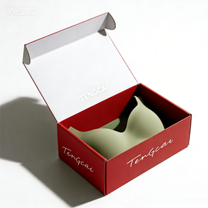 Boîte d'expédition personnalisée en gros - Boîte d'emballage écologique pour sous-vêtements et vêtements, idéale pour l'envoi postal - Product Image 1