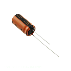 ตัวแทนจำหน่ายอย่างเป็นทางการ ตัวเก็บประจุแบบ Through Hole 470 uF CAP ALUM 470UF 20% 25V RADIAL TH EGXL250ETD471MJ20S - Product Image 1