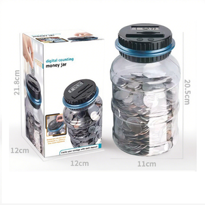 어린이 전자 ATM 머니 박스 암호 안전 미니 크리 에이 티브 페인트 돼지 저금통 자동 은행 어린이 돼지 저금통 참신 장난감 - Product Image 3