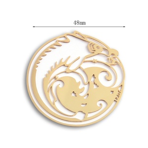 ของขวัญส่งเสริมการขาย ที่คั่นหนังสือ 3 มิติ ของที่ระลึก ลายแบบกำหนดเอง สีทอง ทำจากทองเหลือง - Product Image 3