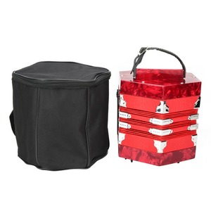 Accordéon <span class=keywords><strong>concertina</strong></span> portable professionnel pour adultes, fournitures d'instruments de musique, rouge - Product Image 4