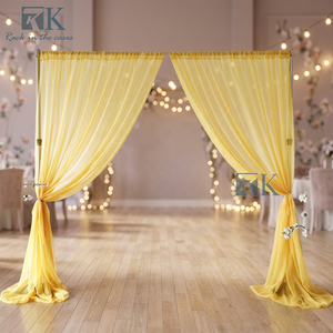 Complete Set Pipe Drape Stand Portable Aluminum Pipe Kit with Stable Base <b>Plate</b> - Product Image 2