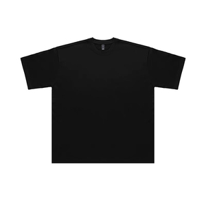 Casual <b>Plus</b> <b>Size</b> Base Layer Unisex 320g Heavyweight Pure Cotton Short Sleeve T-Shirt Couple Solid Color - Product Image 6