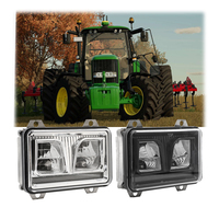 Lampe de Travail Agricole Jo-hn Dee-re 4x6 Inch LED 40W High Low Beam Led Tractor Working Light