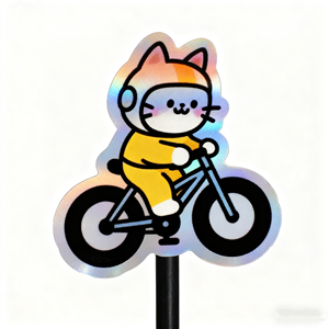 Aangepaste Regenboog Film Vinyl Logo Laser Gesneden Sticker Aantrekkelijke Afdrukken Lijm Waterdichte Holografische Sticker - Product Image 1