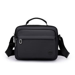Business Stylish Simple Solid Color Unisex Nylon Handbag Office Workers Men <b>Sling</b> Messenger <b>Bag</b> Business <b>Waterproof</b> - Product Image 3