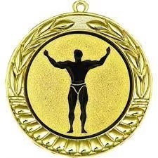 Médailles de <span class=keywords><strong>musculation</strong></span> personnalisées en gros, en alliage de zinc plaqué or, avec motifs de dessins animés - Product Image 6