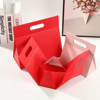 Anpassbares Logo Faltbarer Griff Parfüm Sex-Spielzeug Geschenkbox Magnetische Starre Papierbox Dreieckige Pyramidenform Verpackungsbox