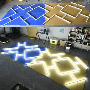 110V Dimmable Detailing LED Grow <b>Light</b> Honeycomb Ceiling Lamp 15 Grid System Home Hexagrid for Small Garden Station - Product Image 6