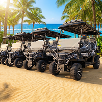 Nouveautés JINWO CE 5000W Véhicule Utilitaire Tout-Terrain Électrique (UTV) Quadricycle Tout-Terrain Mini Voiture Buggy Chariot de Golf 70Km/h 90km 5-6 Places Batterie 72V