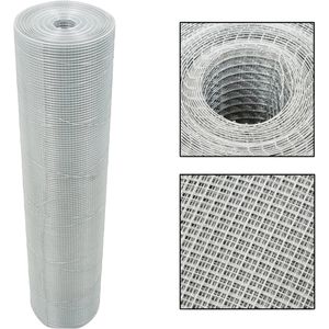 Rouleau de treillis soudé en acier galvanisé à chaud Yuking 1/2x1, maille carrée, modèle -70 pour clôtures et cages - Product Image 4