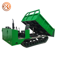 Transporteur à chenilles robuste pour l'intégration industrielle et commerciale, 3T 5T 8T, à faible pression au sol, pour rizières