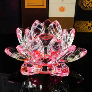 Kristal Lotus çiçeği renk yansıma Feng Shui ev dekorasyonu - Product Image 6