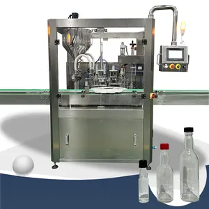 Automatic Chili Sauce Tomato Paste Ketchup Strawberry Jam Filling Capping Line Filler Capper Packing Machine