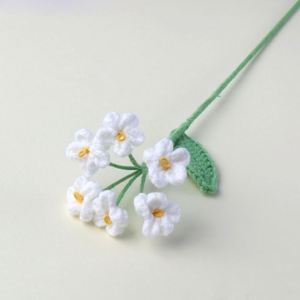 Bouquet de fleurs artificielles en fil tissé, motif « Ne vous en souvenez pas », cadeau souvenir, décoration d'intérieur - Product Image 4