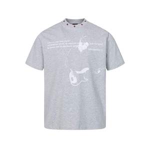 Camiseta de Manga Corta para Hombre <span class=keywords><strong>ARES</strong></span> 26 Summer Vintage 250g Sorona, Cuello Redondo, Secado Rápido, Decoración con Remaches Estilo Rock Americano, Estampado - Product Image 2