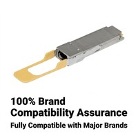 Module émetteur-récepteur optique QSFP28 SR4 100G à prix d'usine, connecteur MPO 100m pour liaison fibre optique 5G FTTH