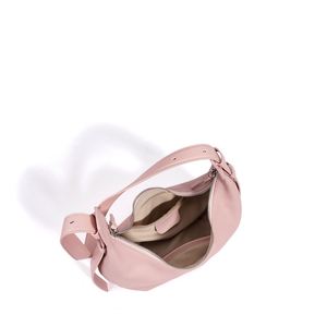 2026 New Luxury Genuine Leather Single <b>Strap</b> Polyester Zipper <b>Shoulder</b>/Crossbody Handbag for Women ODM/OEM Women's Bag Factory - Product Image 4