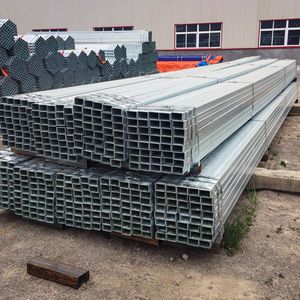 Tuyau en <span class=keywords><strong>acier</strong></span> galvanisé pré-galvanisé EN10219 S235JR 40x40mm, section carrée creuse, épaisseur de paroi 2mm, longueur 6m, directement de l'usine - Product Image 6