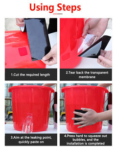 Ruban de réparation auto-adhésif haute résistance, imperméable et auto-fusionnant pour piscines, câbles, tuyaux, gouttières, toitures et bateaux - Product Image 6