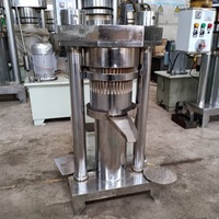 Machine de pressage à froid et à chaud hydraulique entièrement automatique pour graines comestibles (soja, sésame, etc.), en acier inoxydable, pour usage domestique, neuve.