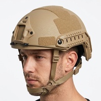 Casque tactique FAST High Cut haute performance en PE Aramid léger, style MICH, avec support NVG et rails latéraux, qualité Elite pour l'extérieur