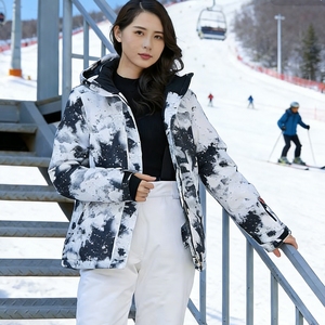 Chaqueta <span class=keywords><strong>de</strong></span> Esquí para Mujer, para Snowboard, Montañismo, Esquí al Aire Libre, Transpirable, Resistente al Viento, Impermeable, Cálida - Product Image 5
