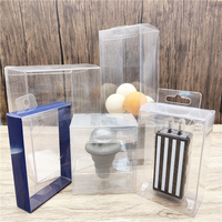 Boîtes en PVC personnalisées, boîte d'emballage avec fenêtre transparente en PET, emballage de bonbons, boîtes transparentes