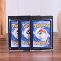 Lot de 35 supports de cartes transparents pour collection de cartes de jeu (35PT)