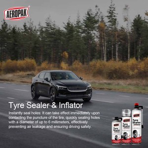 AEROPAK heißer verkauf MSDS reifen punktion versiegelung <span class=keywords><strong>spray</strong></span> Emergency Tire Sealer & Fix - Product Image 5
