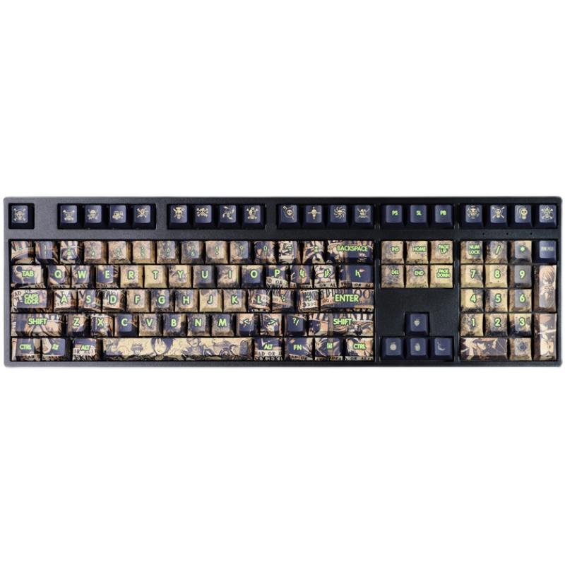 ワンピーステーマ108キーPBT昇華型チェリーキーキャップセット61 63 64