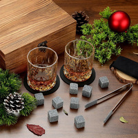 Coffret Cadeau de Whisky en Bois de Pin Écologique Personnalisé en Gros – Carafe Carrée pour Liqueur, Pot à Vin, Accessoires de Bar à Cocktails