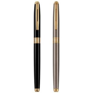 Stylo publicitaire de luxe en métal gravé sur mesure avec logo, écriture fluide et pointe de 0,5/0,7 mm - Product Image 1