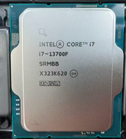 Pour processeur de bureau Intel Core I7-13700F d'occasion, 16 cœurs, 24 threads, jusqu'à 5,2 GHz, LGA1700, sans carte graphique intégrée