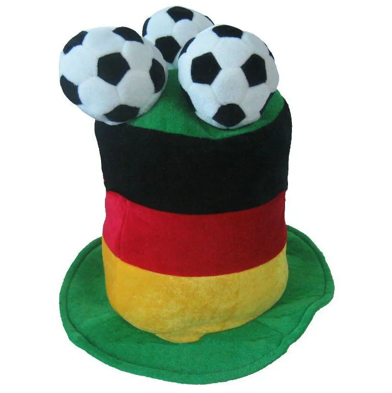 Футбольный Немецкий фестиваль футбольные фанаты шляпа с 3 мячиками MH-0623