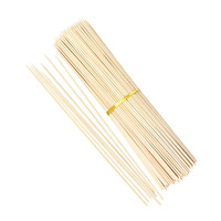 Brochettes jetables en bambou de haute qualité 2,5 mm x 15 cm, polies, écologiques, pour barbecue, camping, directement de l'usine, échantillon gratuit