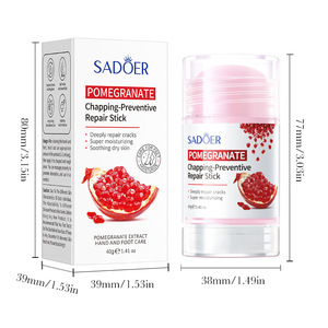 Pomegranate Nursing Stick dengan Formula Anti-Pecah-Pecah Berbahan Gliserin untuk <span class=keywords><strong>Retak</strong></span> di Tangan & Kaki - Product Image 5