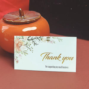 Tarjetas de Felicitación Personalizadas con Flores, Bendiciones y Regalos, Horneadas, con Cartón y Papel Offset, <span class=keywords><strong>Reseñas</strong></span> Positivas, Tarjetas de Agradecimiento - Product Image 6