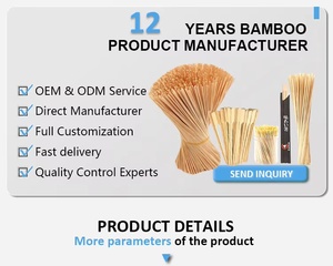 Nhang trầm tự nhiên không mùi, màu tự nhiên, tùy chỉnh số lượng lớn, làm từ tre - Product Image 5