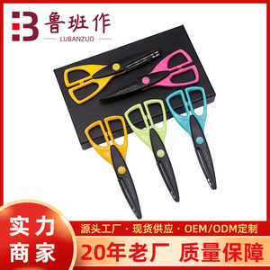 Multi Size Plastic Safety Art Scissors 12 Piece Set Creative Craft <b>Paper</b> Cutters With Different Slit <b>Patterns</b> For Kids And - Product Image 5