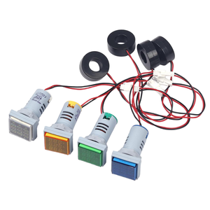 22mm AC 0-100A LED-Traid-Display Multifunktionale Anzeigeleuchte Amperemeter Voltmeter Digitaler Frequenzmesser Elektronische Geräte - Product Image 4